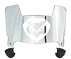 Temple Owls Mini Football Helmet Visor Shield w/ Clips - PICK VISOR & LOGO COLOR