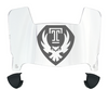 Temple Owls Mini Football Helmet Visor Shield w/ Clips - PICK VISOR & LOGO COLOR