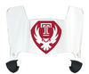 Temple Owls Mini Football Helmet Visor Shield w/ Clips - PICK VISOR & LOGO COLOR