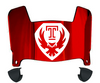 Temple Owls Mini Football Helmet Visor Shield w/ Clips - PICK VISOR & LOGO COLOR