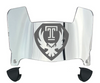Temple Owls Mini Football Helmet Visor Shield w/ Clips - PICK VISOR & LOGO COLOR