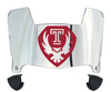 Temple Owls Mini Football Helmet Visor Shield w/ Clips - PICK VISOR & LOGO COLOR