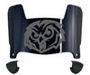 Temple Owls Mini Football Helmet Visor Shield w/ Clips - PICK VISOR & LOGO COLOR