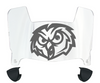 Temple Owls Mini Football Helmet Visor Shield w/ Clips - PICK VISOR & LOGO COLOR