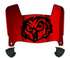 Temple Owls Mini Football Helmet Visor Shield w/ Clips - PICK VISOR & LOGO COLOR
