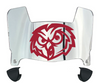 Temple Owls Mini Football Helmet Visor Shield w/ Clips - PICK VISOR & LOGO COLOR