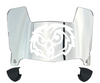 Temple Owls Mini Football Helmet Visor Shield w/ Clips - PICK VISOR & LOGO COLOR