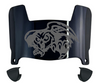 Temple Owls Mini Football Helmet Visor Shield w/ Clips - PICK VISOR & LOGO COLOR