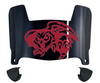 Temple Owls Mini Football Helmet Visor Shield w/ Clips - PICK VISOR & LOGO COLOR