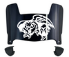 Temple Owls Mini Football Helmet Visor Shield w/ Clips - PICK VISOR & LOGO COLOR