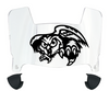 Temple Owls Mini Football Helmet Visor Shield w/ Clips - PICK VISOR & LOGO COLOR
