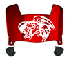 Temple Owls Mini Football Helmet Visor Shield w/ Clips - PICK VISOR & LOGO COLOR