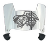 Temple Owls Mini Football Helmet Visor Shield w/ Clips - PICK VISOR & LOGO COLOR