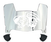 Temple Owls Mini Football Helmet Visor Shield w/ Clips - PICK VISOR & LOGO COLOR