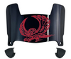Temple Owls Mini Football Helmet Visor Shield w/ Clips - PICK VISOR & LOGO COLOR
