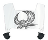 Temple Owls Mini Football Helmet Visor Shield w/ Clips - PICK VISOR & LOGO COLOR