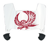 Temple Owls Mini Football Helmet Visor Shield w/ Clips - PICK VISOR & LOGO COLOR