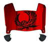 Temple Owls Mini Football Helmet Visor Shield w/ Clips - PICK VISOR & LOGO COLOR