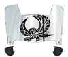 Temple Owls Mini Football Helmet Visor Shield w/ Clips - PICK VISOR & LOGO COLOR