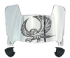 Temple Owls Mini Football Helmet Visor Shield w/ Clips - PICK VISOR & LOGO COLOR