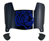 Tennessee State Tigers Mini Football Helmet Visor Shield w/ Clips - PICK VISOR & LOGO COLOR