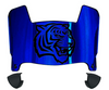 Tennessee State Tigers Mini Football Helmet Visor Shield w/ Clips - PICK VISOR & LOGO COLOR