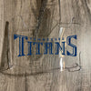 Tennessee Titans Full Size Football Helmet Visor Shield Clear w/ Clips - PICK LOGO COLOR