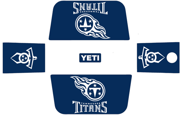 Tennessee Titans Wrap Kit for YETI Hard Coolers Tundra Roadie Haul PICK COLOR