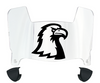 Tennessee Tech Golden Eagles Mini Football Helmet Visor Shield w/ Clips - PICK VISOR & LOGO COLOR