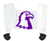 Tennessee Tech Golden Eagles Mini Football Helmet Visor Shield w/ Clips - PICK VISOR & LOGO COLOR