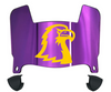 Tennessee Tech Golden Eagles Mini Football Helmet Visor Shield w/ Clips - PICK VISOR & LOGO COLOR