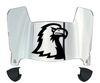 Tennessee Tech Golden Eagles Mini Football Helmet Visor Shield w/ Clips - PICK VISOR & LOGO COLOR