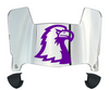 Tennessee Tech Golden Eagles Mini Football Helmet Visor Shield w/ Clips - PICK VISOR & LOGO COLOR