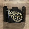 Tennessee Titans Full Size Football Helmet Visor Shield Black Dark Tint w/ Clips - PICK LOGO COLOR