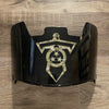 Tennessee Titans Full Size Football Helmet Visor Shield Black Dark Tint w/ Clips - PICK LOGO COLOR
