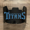 Tennessee Titans Full Size Football Helmet Visor Shield Black Dark Tint w/ Clips - PICK LOGO COLOR