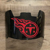 Tennessee Titans Full Size Football Helmet Visor Shield Black Dark Tint w/ Clips - PICK LOGO COLOR
