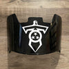 Tennessee Titans Full Size Football Helmet Visor Shield Black Dark Tint w/ Clips - PICK LOGO COLOR