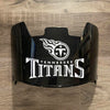 Tennessee Titans Full Size Football Helmet Visor Shield Black Dark Tint w/ Clips - PICK LOGO COLOR