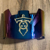 Tennessee Titans Full Size Football Helmet Visor Shield Blue Iridium Mirror w/ Clips - PICK LOGO COLOR