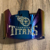 Tennessee Titans Full Size Football Helmet Visor Shield Blue Iridium Mirror w/ Clips - PICK LOGO COLOR