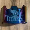 Tennessee Titans Full Size Football Helmet Visor Shield Blue Iridium Mirror w/ Clips - PICK LOGO COLOR