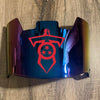 Tennessee Titans Full Size Football Helmet Visor Shield Blue Iridium Mirror w/ Clips - PICK LOGO COLOR