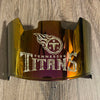 Tennessee Titans Full Size Football Helmet Visor Shield Red Iridium Mirror w/ Clips - PICK LOGO COLOR