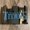 Tennessee Titans Full Size Football Helmet Visor Shield Chrome Silver Mirror w/ Clips - PICK LOGO COLOR