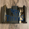 Tennessee Titans Full Size Football Helmet Visor Shield Chrome Silver Mirror w/ Clips - PICK LOGO COLOR