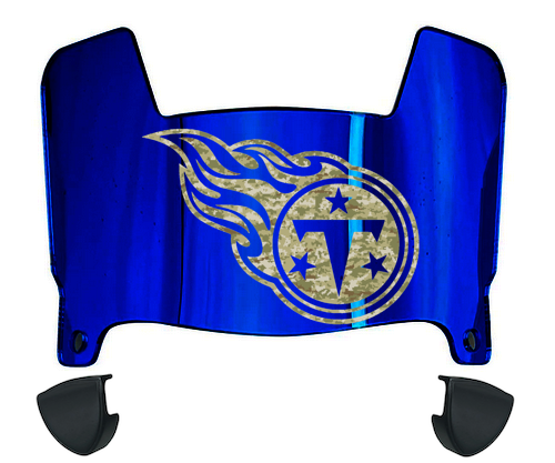 Tennessee Titans Limited Edition Mini Football Helmet Visor Shield w/ Clips - PICK VISOR & LOGO COLOR
