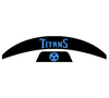 Tennessee Titans MIDI Mid Size SpeedFlex Football Helmet Front & Back Bumper Decal Set - Pick Color