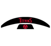 Tennessee Titans MIDI Mid Size SpeedFlex Football Helmet Front & Back Bumper Decal Set - Pick Color