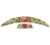 Tennessee Titans MIDI Mid Size SpeedFlex Football Helmet Front & Back Bumper Decal Set - Pick Color